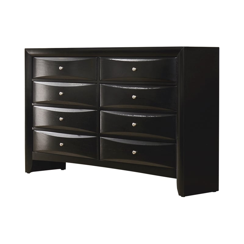 Pemberly Row 4 Piece California King Storage Bedroom Set in Black
