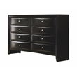 Pemberly Row 4 Piece California King Storage Bedroom Set in Black