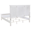 Pemberly Row 5 Piece Eastern King Carved Bedroom Set in Cream White