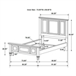 Pemberly Row 4 Piece California King Bedroom Set in Cream White