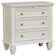 Pemberly Row 4 Piece California King Bedroom Set in Cream White