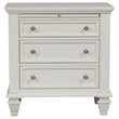 Pemberly Row 4 Piece California King Bedroom Set in Cream White
