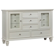 Pemberly Row 4 Piece California King Bedroom Set in Cream White