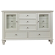 Pemberly Row 4 Piece California King Bedroom Set in Cream White