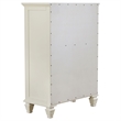 Pemberly Row 5 Piece California King Bedroom Set in Cream White