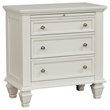 Pemberly Row 5 Piece California King Bedroom Set in Cream White