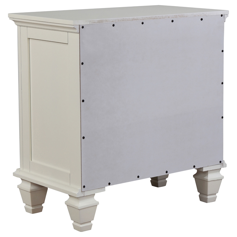 Pemberly Row 5 Piece California King Bedroom Set in Cream White