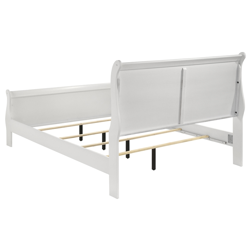 Pemberly Row 5 Piece Eastern King Bedroom Set with Chest in White