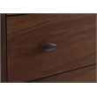 Pemberly Row 5 Piece Mid-Century Twin Bedroom Set in Dark Walnut