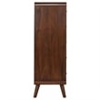 Pemberly Row 5 Drawer Mid-Century Chest of Drawers in Dark Walnut