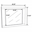 Pemberly Row 5 Piece Eastern King LED Bedroom Set in White High Gloss