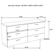 Pemberly Row 4 Piece Twin Platform Bedroom Set in White High Gloss