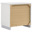 Pemberly Row 5 Piece Queen Platform Bedroom Set in White Faux Leather