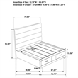 Pemberly Row California King Storage Bed in White High Gloss
