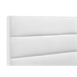 Pemberly Row 5 Piece Queen Platform Bedroom Set in White High Gloss