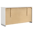 Pemberly Row 5 Piece Queen Platform Bedroom Set in White High Gloss