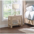 Pemberly Row 1-drawer Wood Nightstand in Weathered Mango Brown