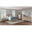 Pemberly Row 5-Piece Wood Queen Canopy Bedroom Set in Mango Brown