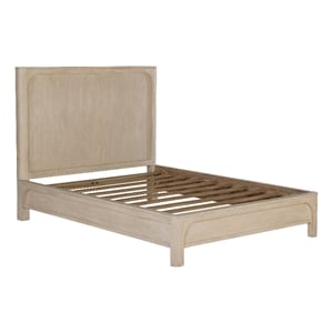 Pemberly Row 56&quot California King Wood Panel Bed in Weathered Mango Brown