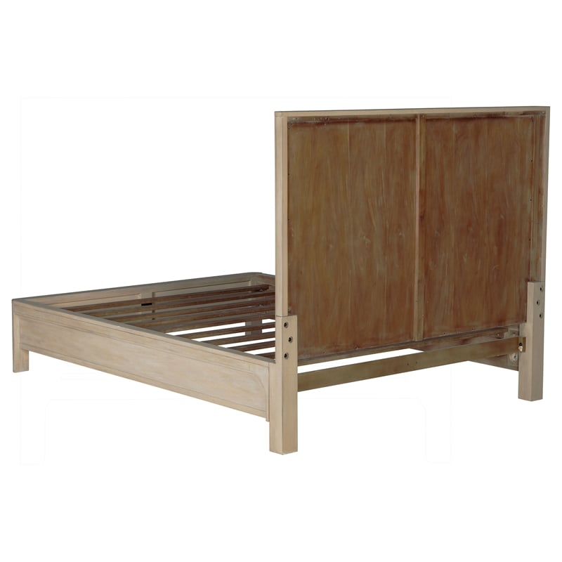 Pemberly Row 4-Piece California King Bedroom Set in Weathered Mango Brown
