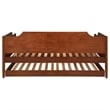 Pemberly Row Modern Classic Wood Twin Panel Daybed with Trundle in Cherry