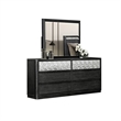 Pemberly Row 4-Piece Queen Bedroom Set with USB Nightstand in Ash Gray Wood