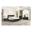 Pemberly Row 5-Piece Queen Bedroom Set with Chest in Espresso Brown