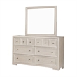 Pemberly Row 5-Piece Queen Bedroom Set with Chest in Beige Wood