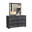 Pemberly Row 5-Piece Queen Bedroom Set with Chest in Black and White