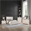 Pemberly Row 5-Piece Queen Bedroom Set with Chest in Tawny Brown