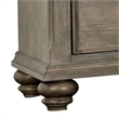 Pemberly Row Bedroom Nightstand with 3 Drawers in Aged Oak Brown
