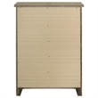 Pemberly Row 5-Drawer Rustic Wood Bedroom Chest in Vineyard Oak Brown