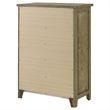 Pemberly Row 5-Drawer Rustic Wood Bedroom Chest in Vineyard Oak Brown