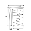 Pemberly Row 5-Piece Eastern King Bedroom Set in Vineyard Oak Brown