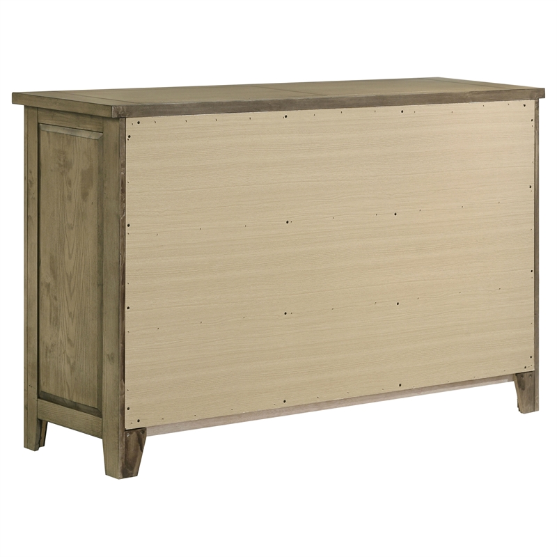 Pemberly Row 4-Piece Queen Storage Bedroom Set in Vineyard Oak Brown