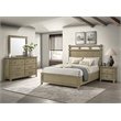 Pemberly Row 4-Piece Queen Bedroom Set in Vineyard Oak Brown