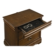 Pemberly Row 4-Piece Queen Bedroom Set in Brown Cherry and Cream
