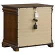 Pemberly Row 4-Piece Queen Bedroom Set in Brown Cherry and Cream