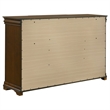 Pemberly Row 4-Piece Queen Bedroom Set in Brown Cherry and Cream