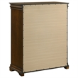 Pemberly Row 5-Piece Queen Bedroom Set in Brown Cherry and Cream