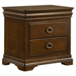 Pemberly Row 5-Piece Queen Bedroom Set in Brown Cherry and Cream