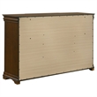 Pemberly Row 11-Drawer Bedroom Dresser Cabinet in Brown Cherry