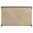 Pemberly Row 11-Drawer Bedroom Dresser Cabinet in Brown Cherry