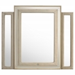 Pemberly Row 5-Piece Velvet Queen Bedroom Set in Ivory and Camel