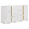 Pemberly Row 5-Piece Upholstered Queen Bedroom Set in Gray and White