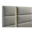 Pemberly Row 4-Piece Upholstered Queen Bedroom Set in Gray and White