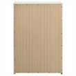 Pemberly Row 5-Drawer Contemporary Bedroom Chest in White High Gloss