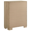 Pemberly Row 5-Piece Eastern King Bedroom Set in Light Oak and Tan