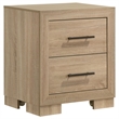 Pemberly Row 5-Piece Eastern King Bedroom Set in Light Oak and Tan