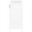 Pemberly Row 8-Drawer Contemporary Bedroom Dresser Cabinet in White
